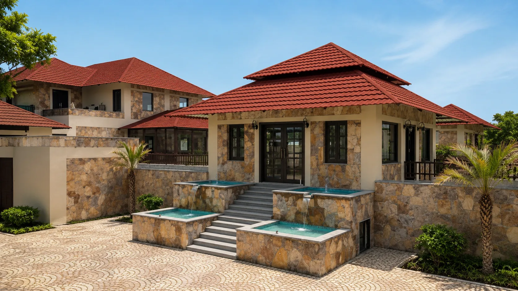 Modern Residential Steel Canopy
